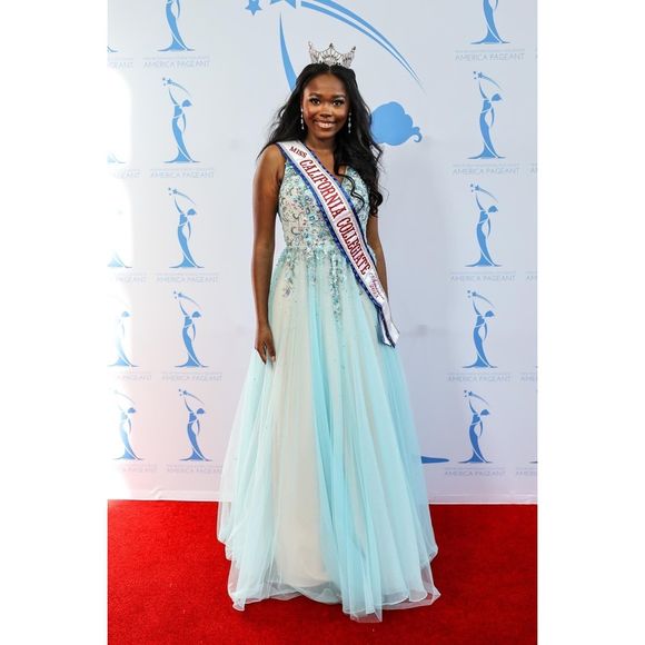 Blue Camille La Vie Size Ball gown dress